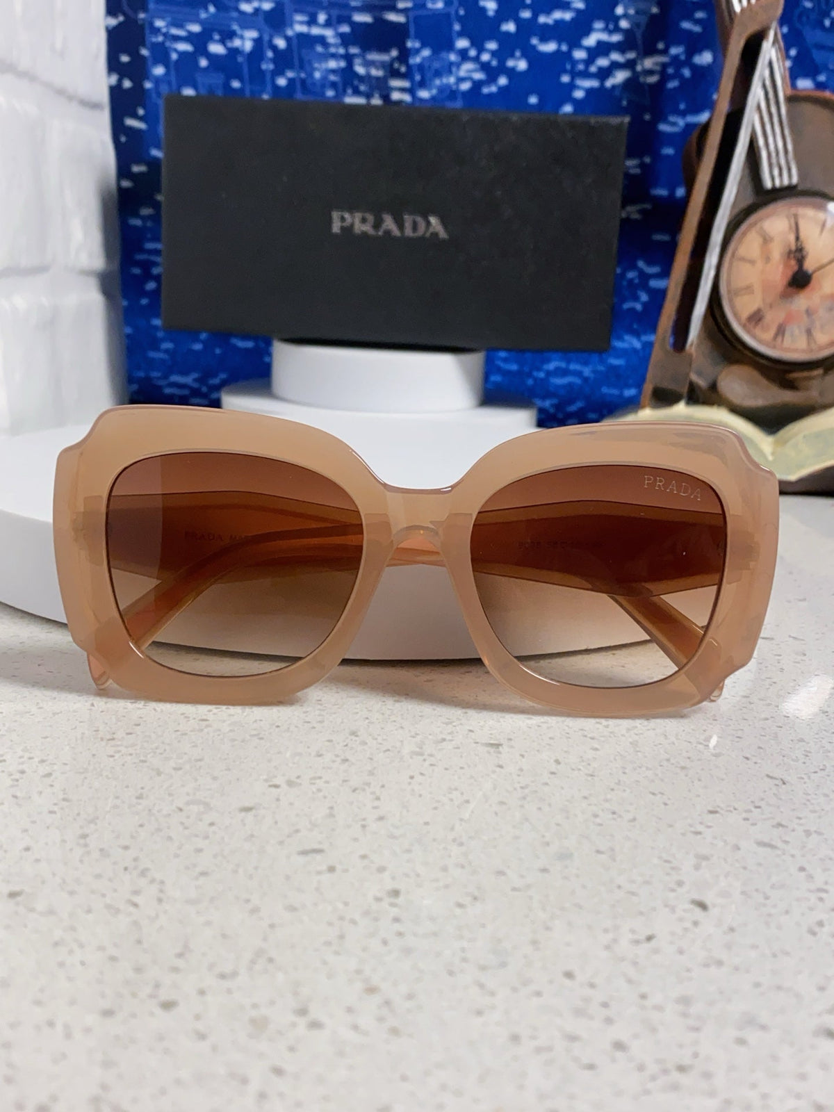 Prada 16YSF Acetate Fashion Gold Lens Sunglasses for Men & Women - 415783 - detail image 9