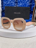 Prada 16YSF Acetate Fashion Gold Lens Sunglasses for Men & Women - 415673