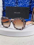 Prada 16YSF Acetate Fashion Gold Lens Sunglasses for Men & Women - 415784