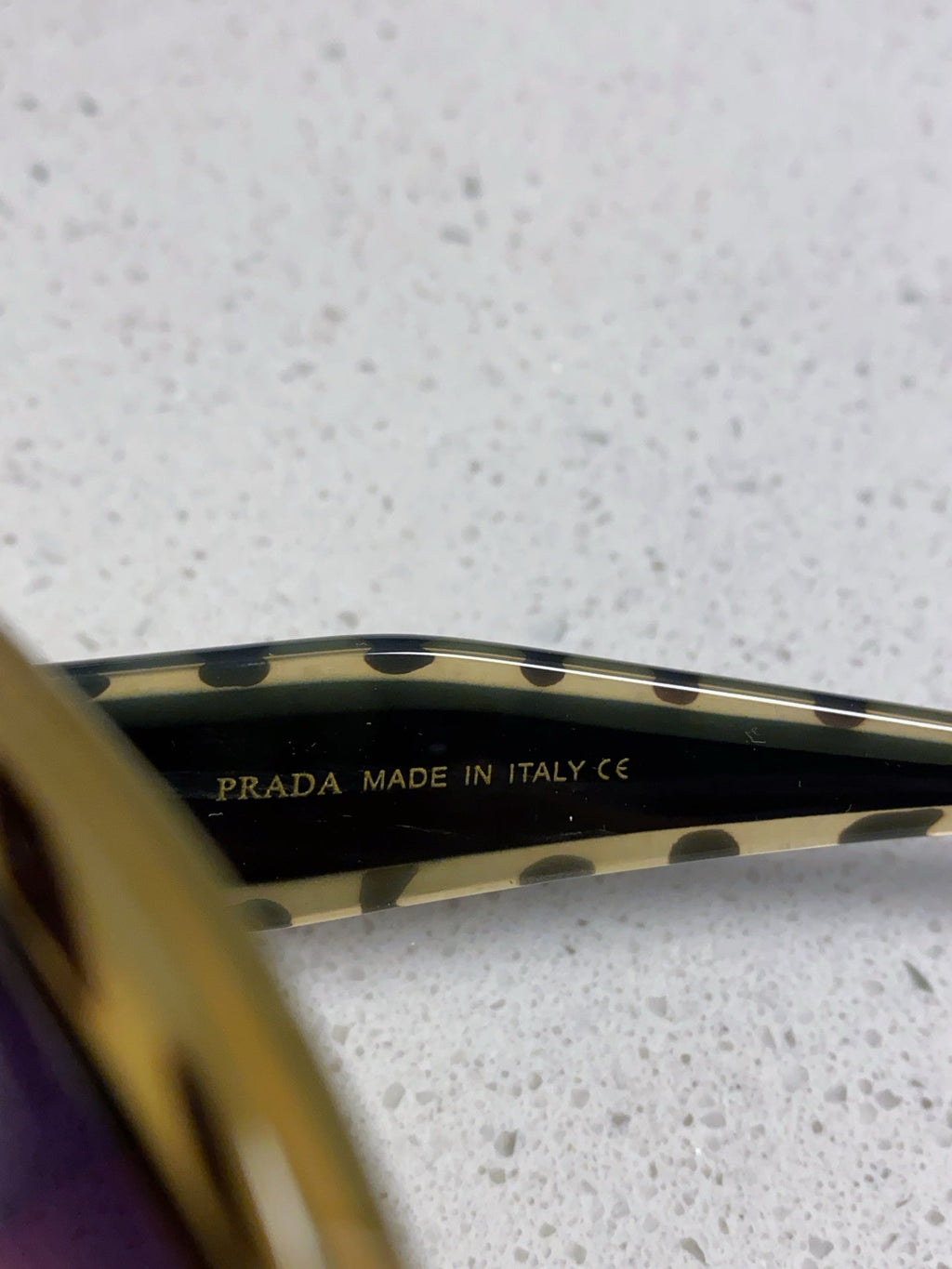 Prada 16YSF Acetate Fashion Blue Lens Sunglasses for Men & Women - 415675 - detail image 8