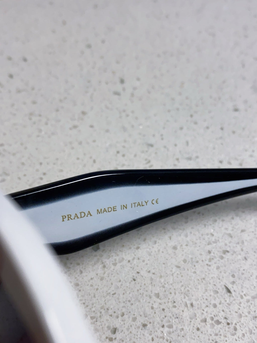 Prada 16YSF Acetate Fashion Blue Lens Sunglasses for Men & Women - 415786 - detail image 8