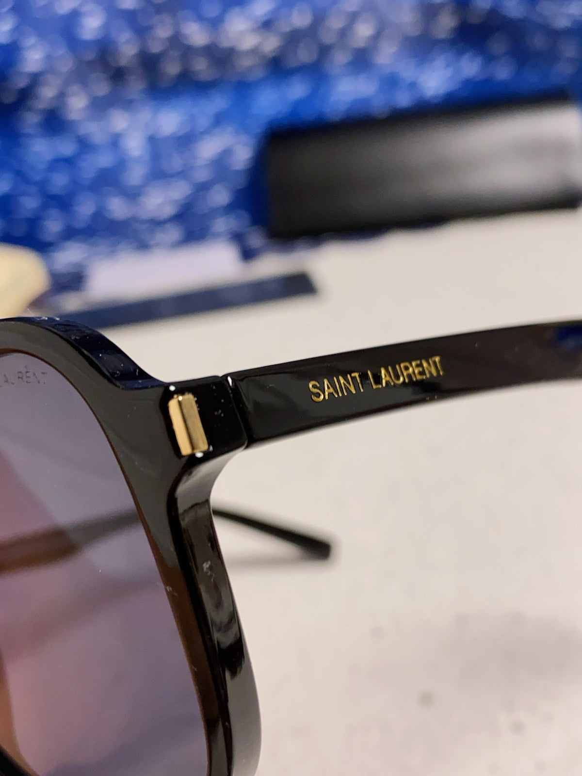 Saint Laurent SL545 Square Black Lens Sunglasses for Men & Women - 867145 - detail image 6