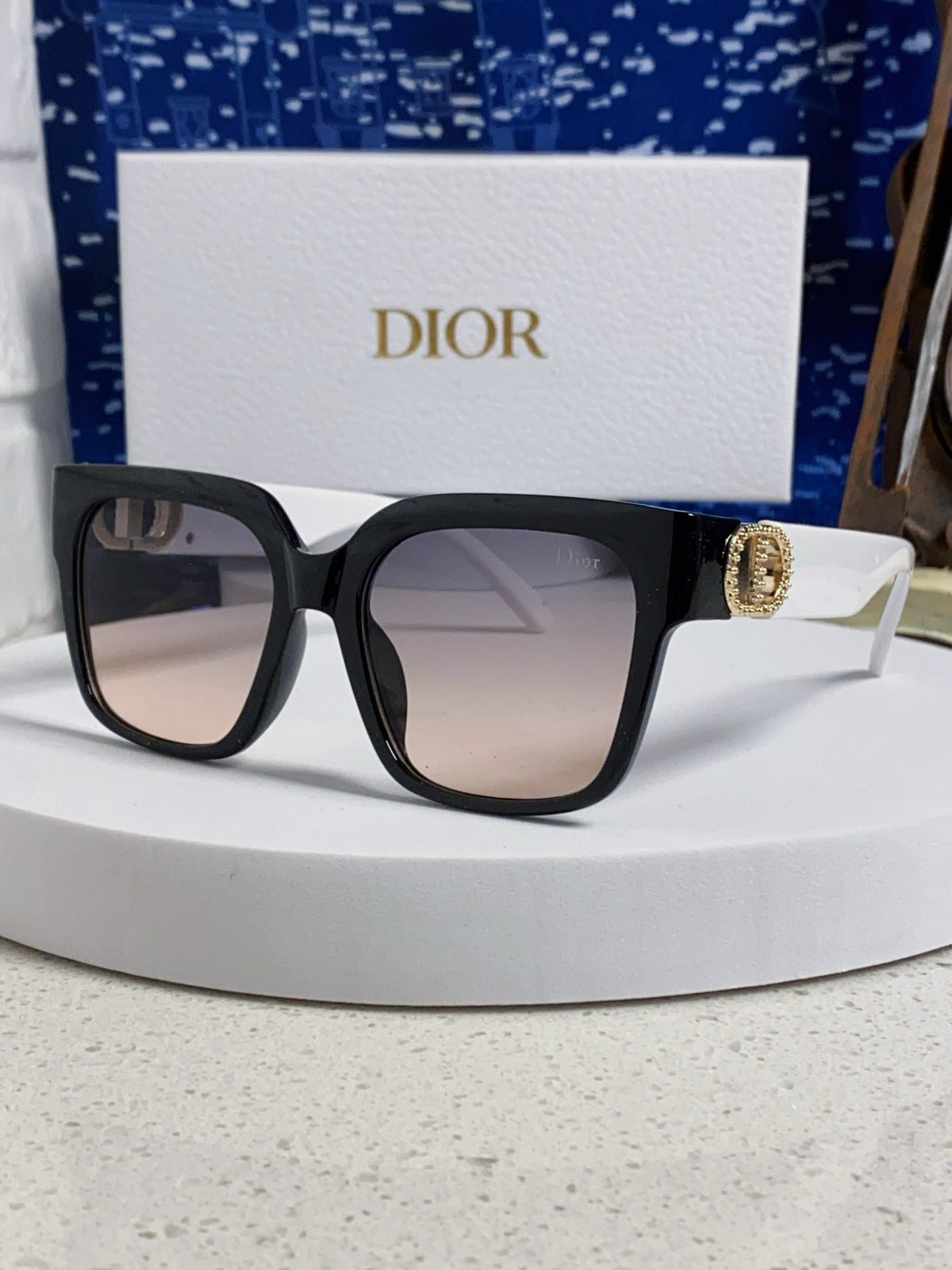 Dior Oversized Silver Lens Sunglasses for Women - 867113