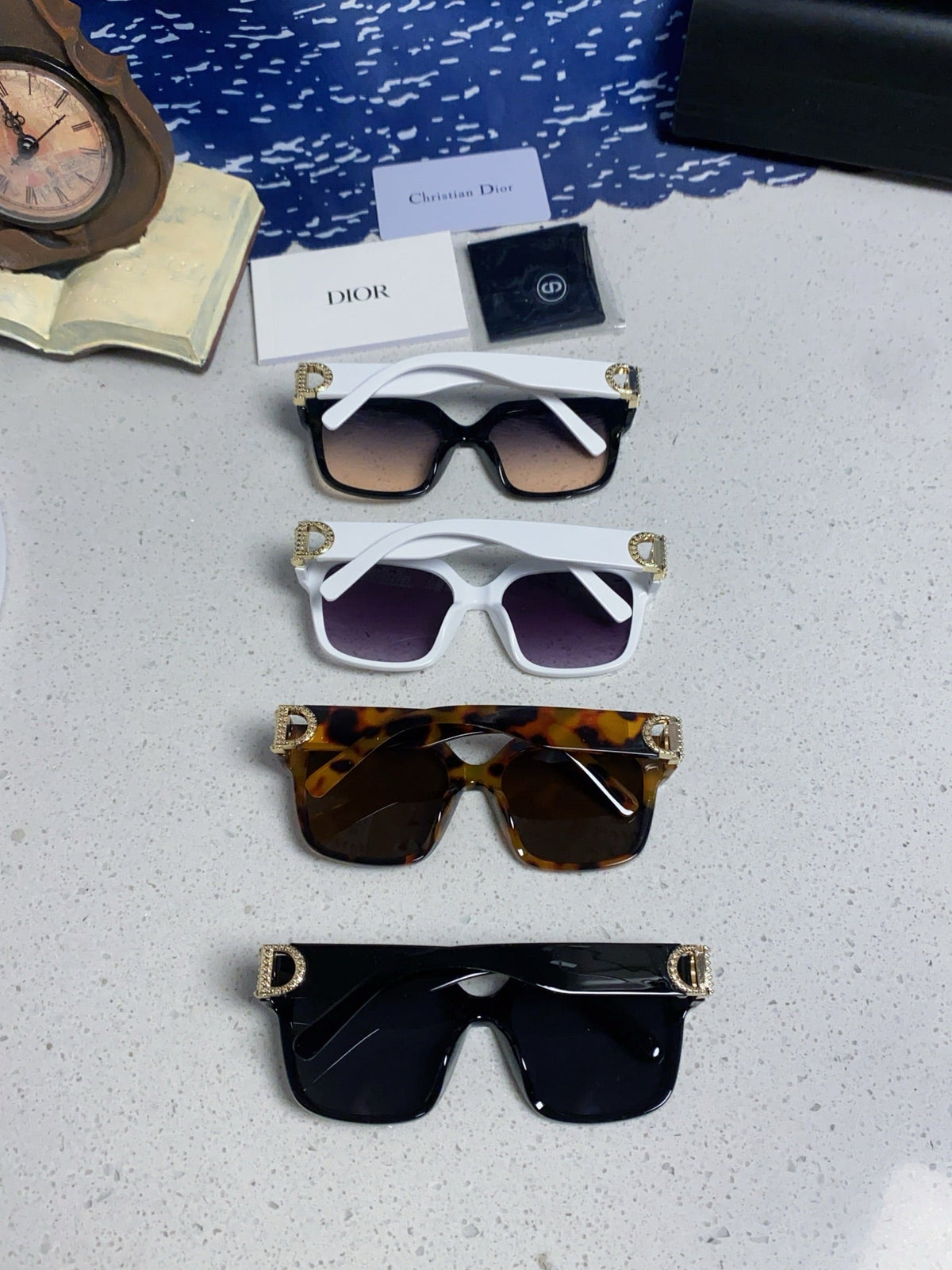 Dior Oversized Silver Lens Sunglasses for Women - 867113 - detail image 11
