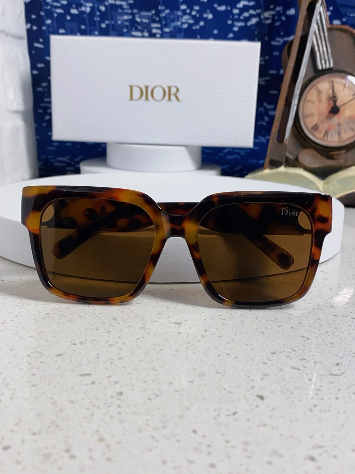 Dior Oversized Black Lens Sunglasses for Women - 867115 - detail image 9