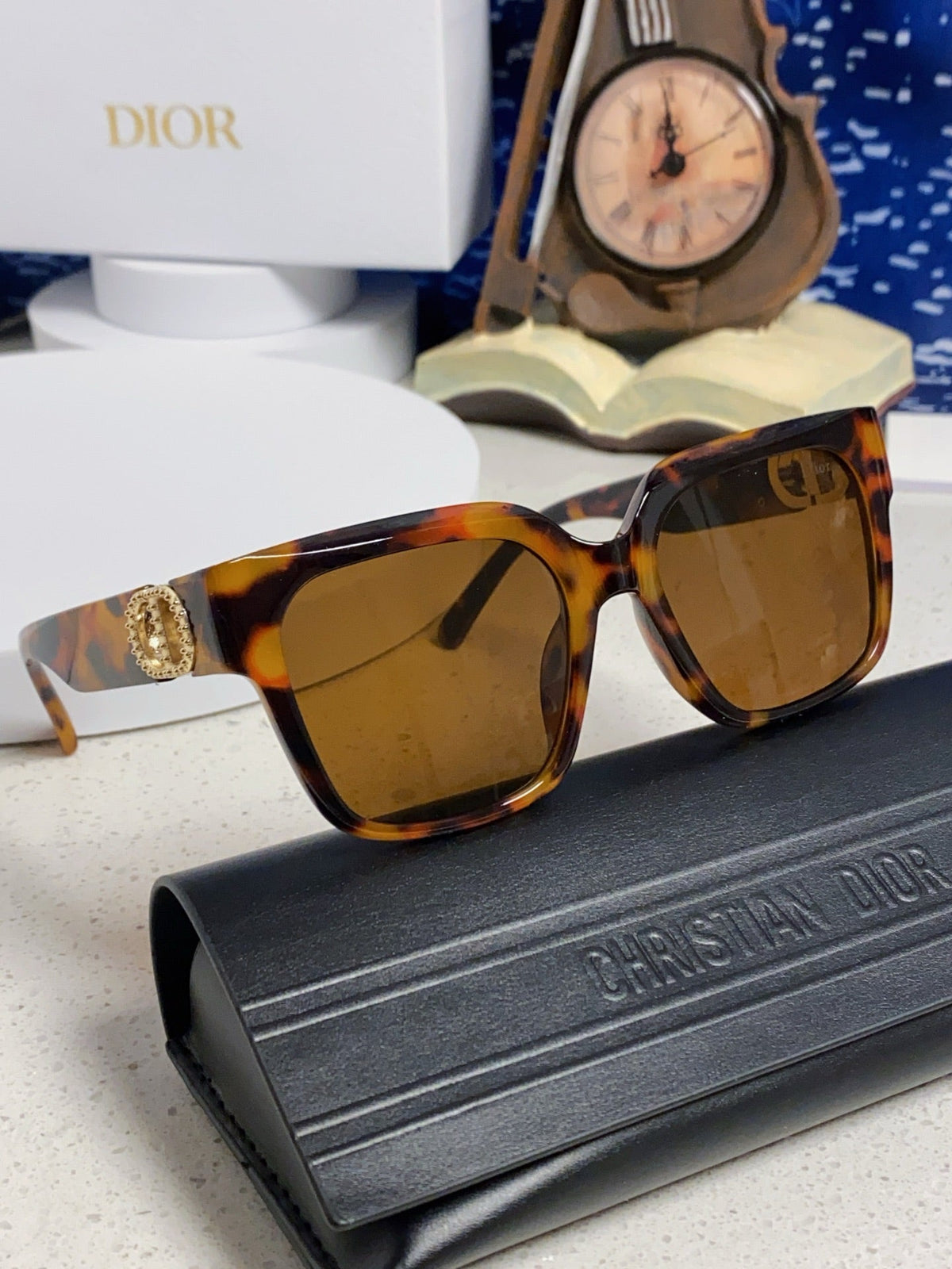 Dior Oversized Black Lens Sunglasses for Women - 867115 - detail image 10