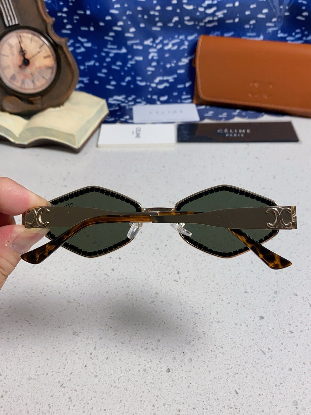 Celine Fashion Gray Lens Sunglasses for Men & Women - 415612 - detail image 5