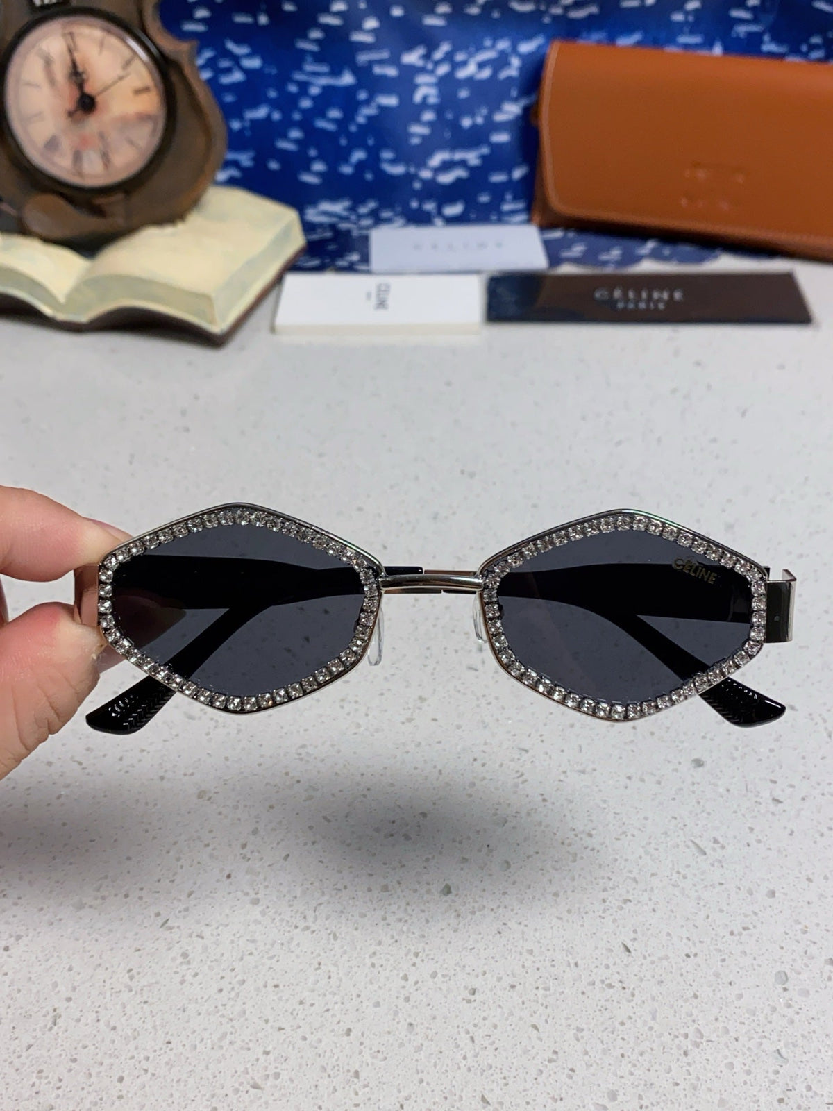 Celine Fashion Gray Lens Sunglasses for Men & Women - 449248 - detail image 4