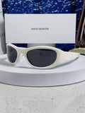 Gentle Monster MM003 Cat-Eye Silver Lens Sunglasses for Women - 416457