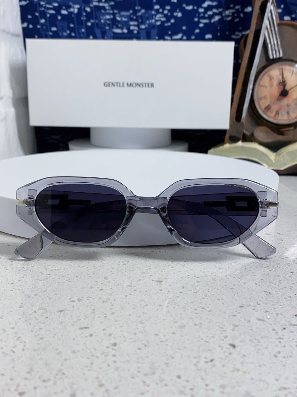 Gentle Monster CORSICA Cat-Eye Silver Lens Sunglasses for Men & Women - detail image 9