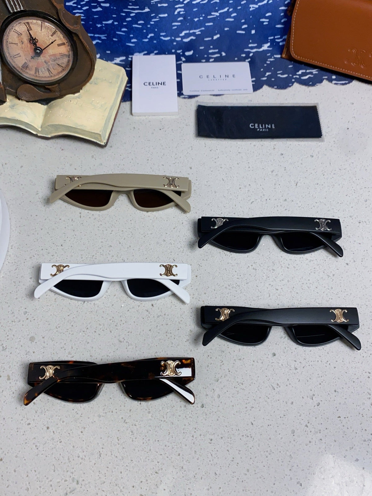 Celine Cat-Eye Brown Lens Sunglasses for Men & Women - 465470 - detail image 12