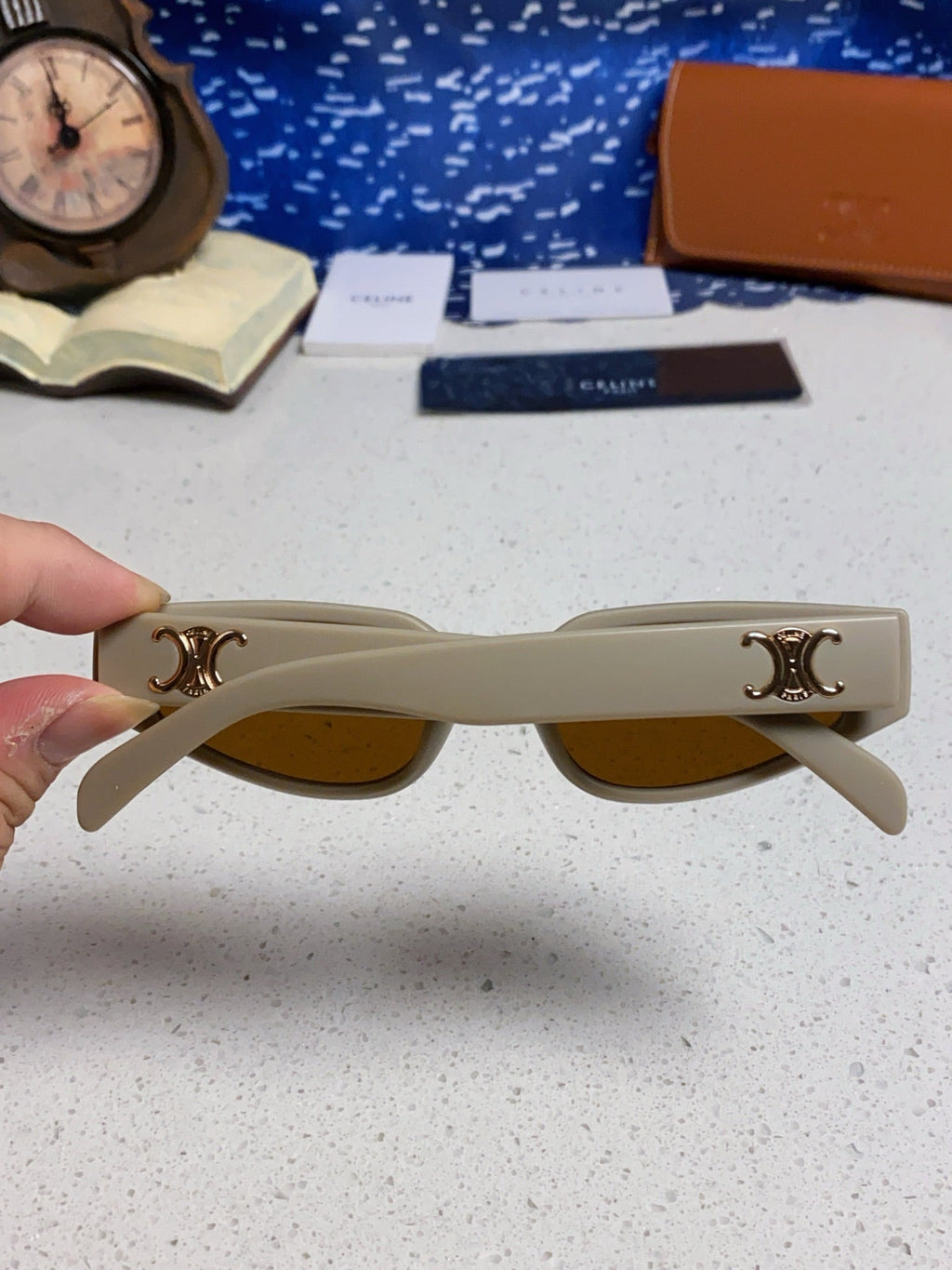 Celine Cat-Eye Brown Lens Sunglasses for Men & Women - 465470 - detail image 5
