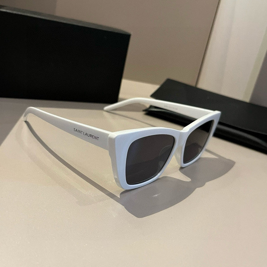 Saint Laurent Fashion Silver Lens Sunglasses for Men & Women - 398796