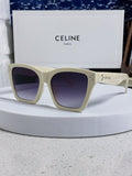 Celine Square Silver Lens Sunglasses for Men & Women - 431934