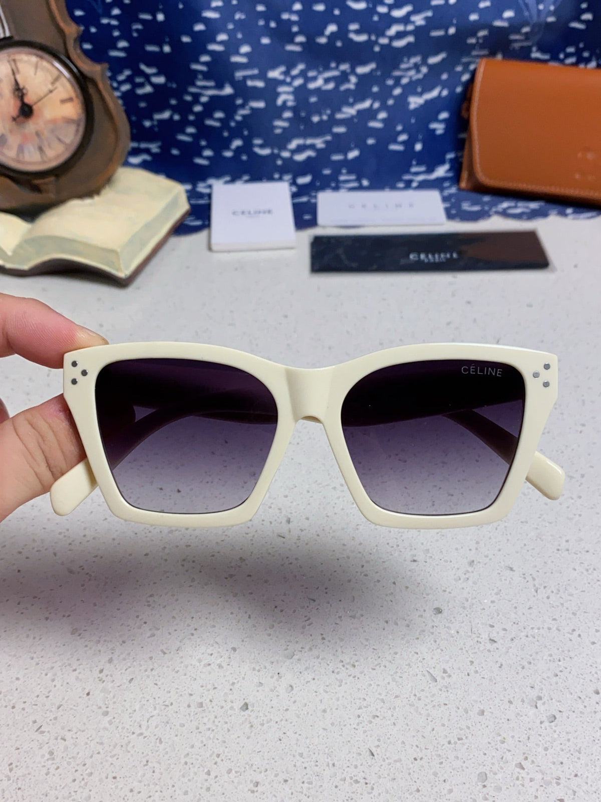 Celine Square Silver Lens Sunglasses for Men & Women - 431934 - detail image 4