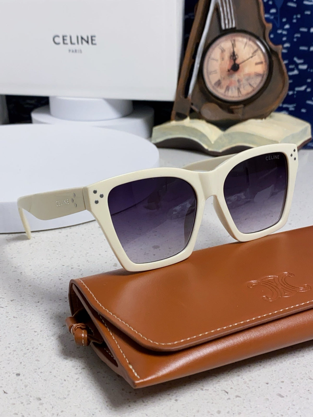 Celine Square Silver Lens Sunglasses for Men & Women - 431934 - detail image 10