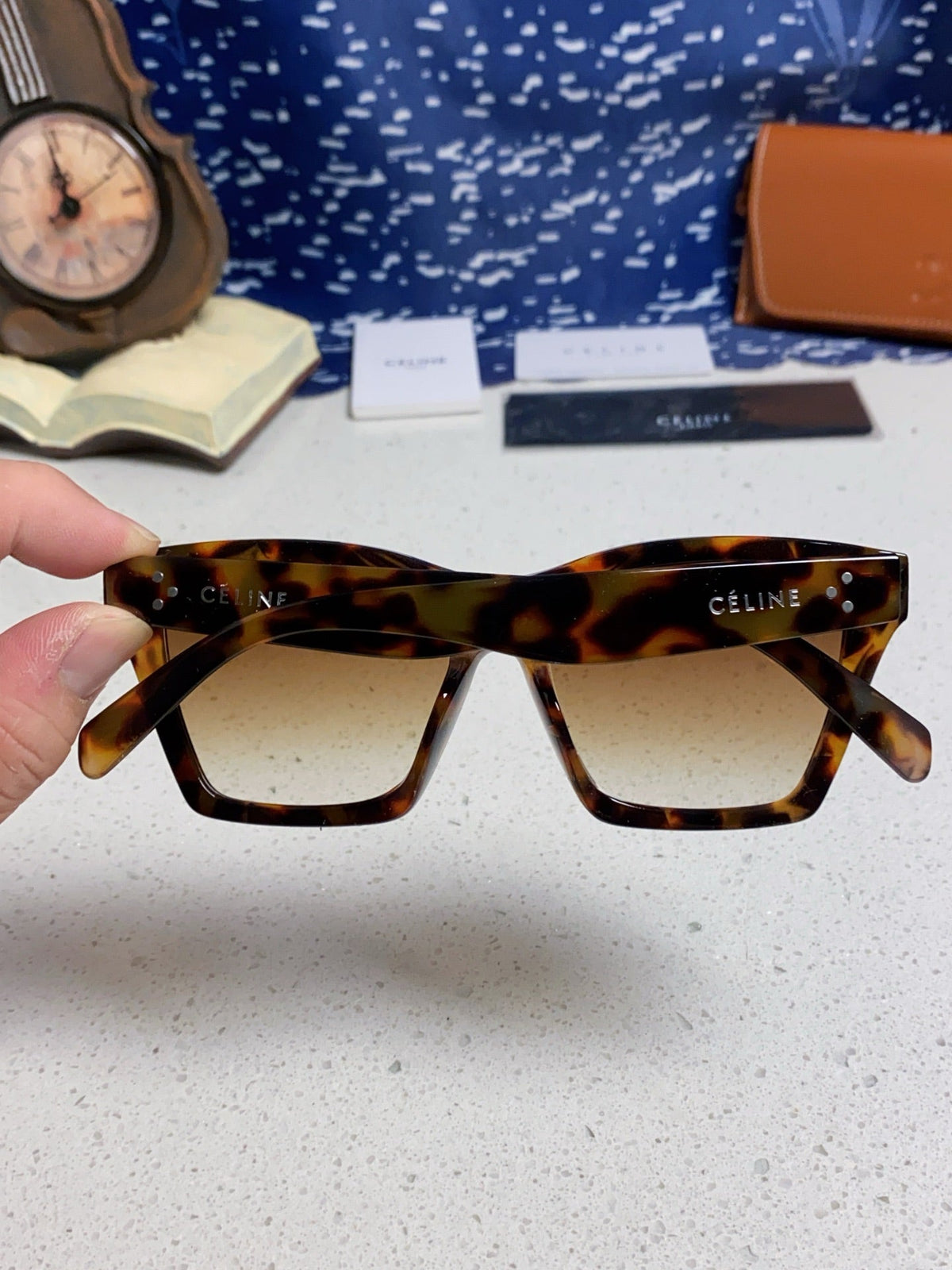 Celine Square Brown Lens Sunglasses for Men & Women - 431935 - detail image 5