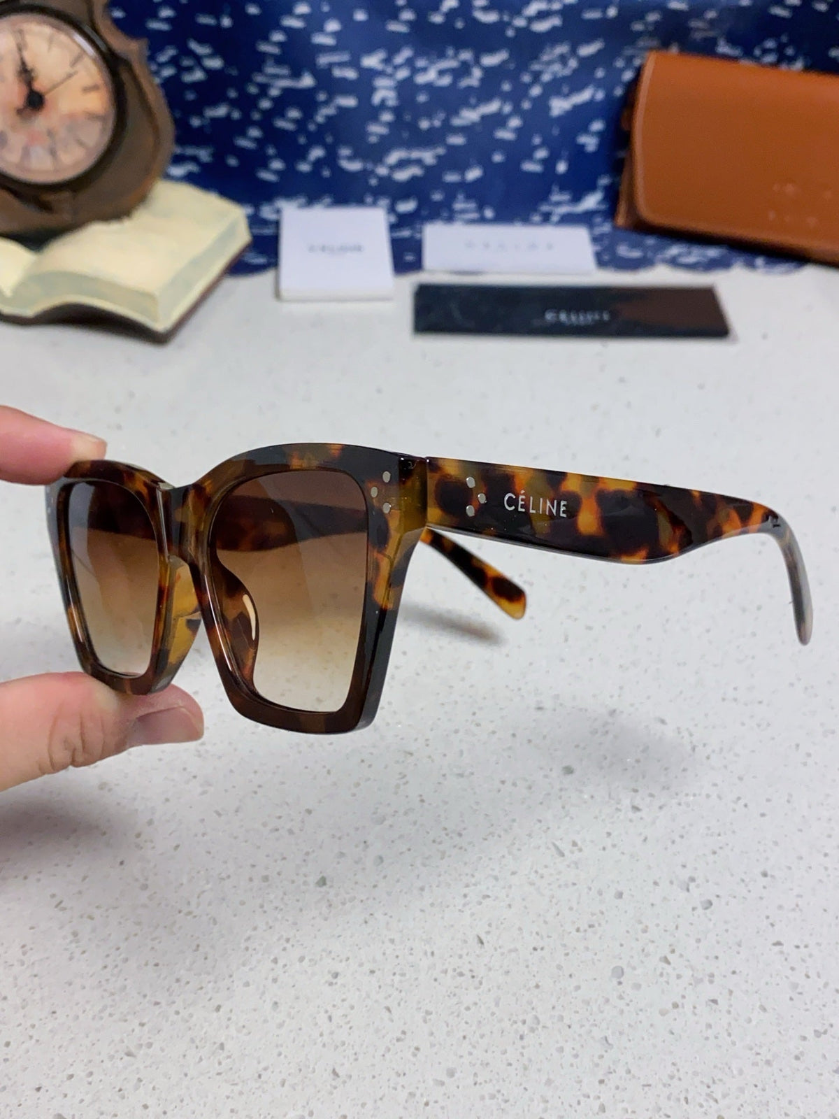 Celine Square Brown Lens Sunglasses for Men & Women - 431935 - detail image 6