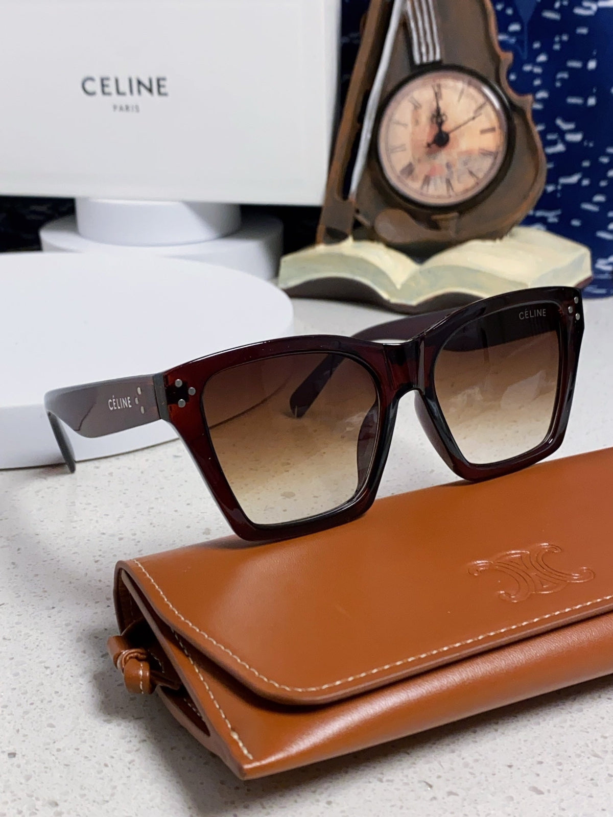 Celine Square Brown Lens Sunglasses for Men & Women - 431936 - detail image 10
