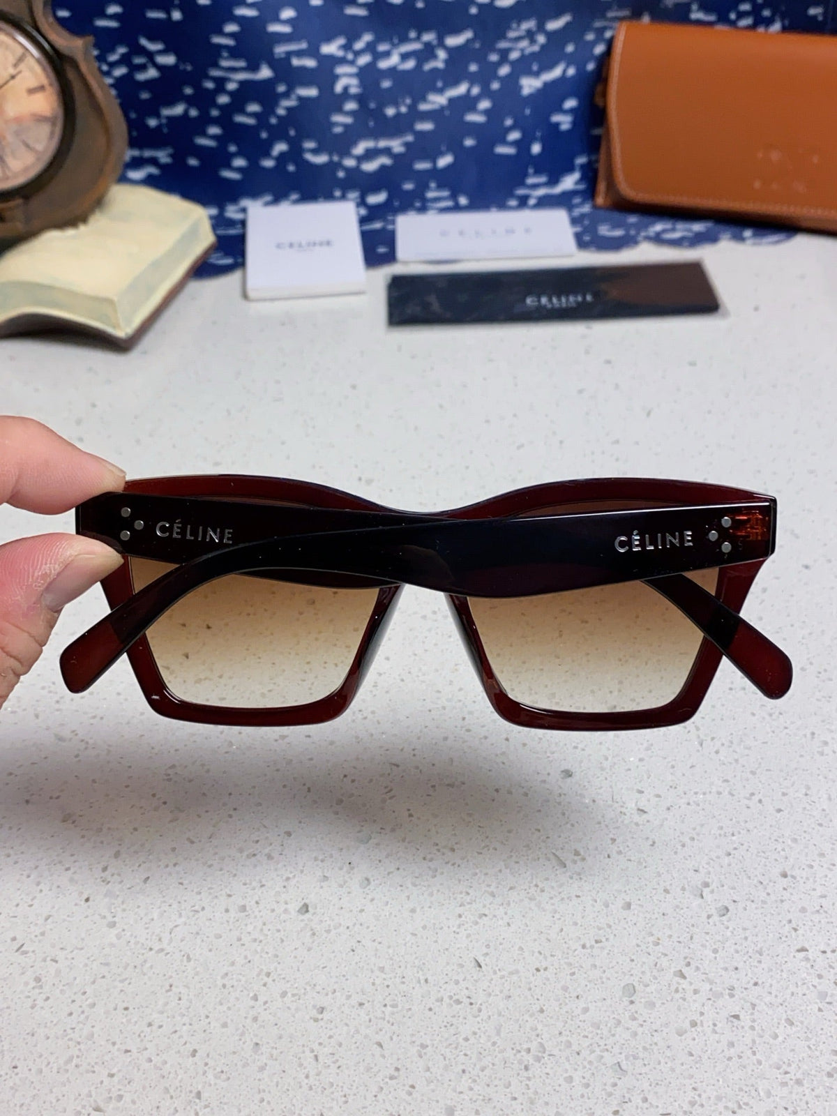 Celine Square Brown Lens Sunglasses for Men & Women - 431936 - detail image 5