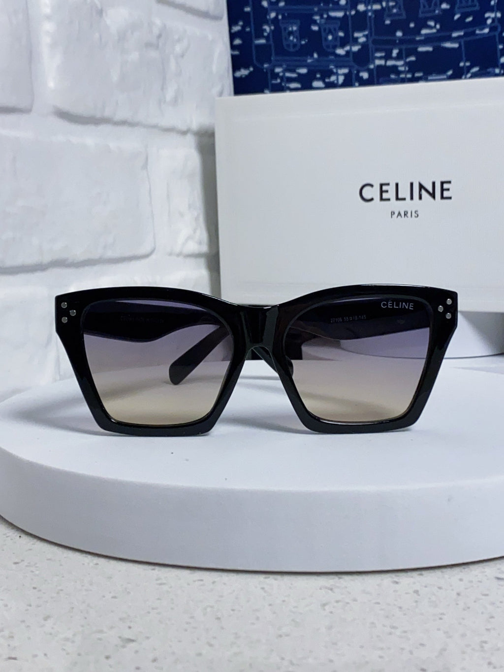 Celine Square Silver Lens Sunglasses for Men & Women - 431937 - detail image 2