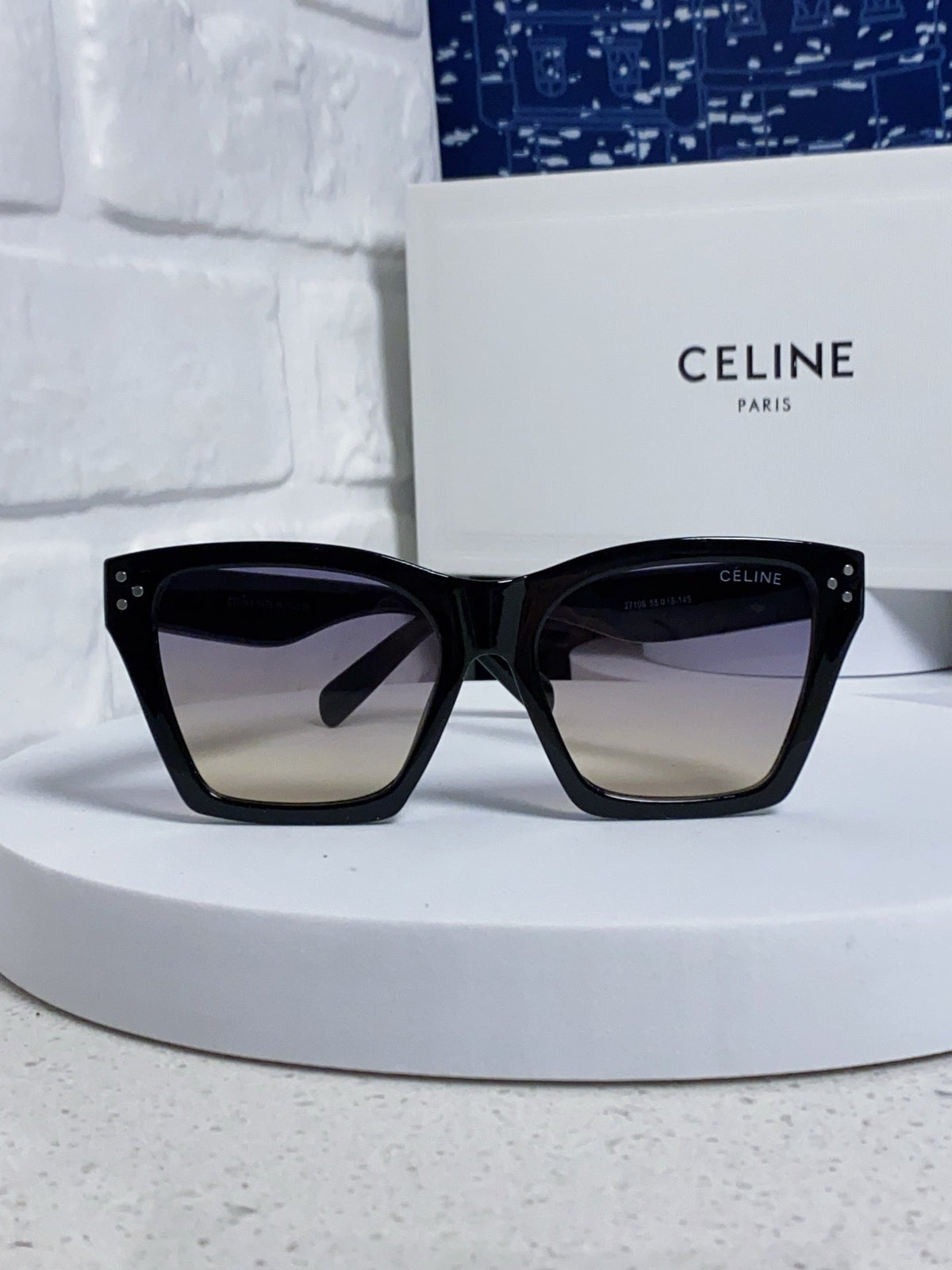 Celine Square Silver Lens Sunglasses for Men & Women - 431937 - detail image 2