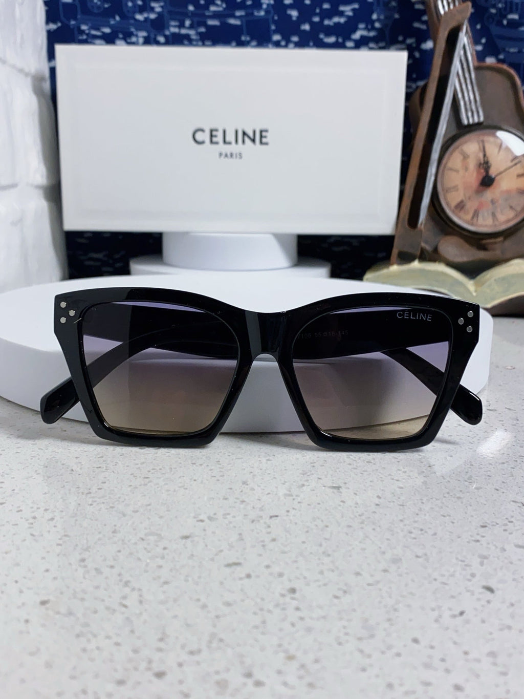 Celine Square Silver Lens Sunglasses for Men & Women - 431937 - detail image 9