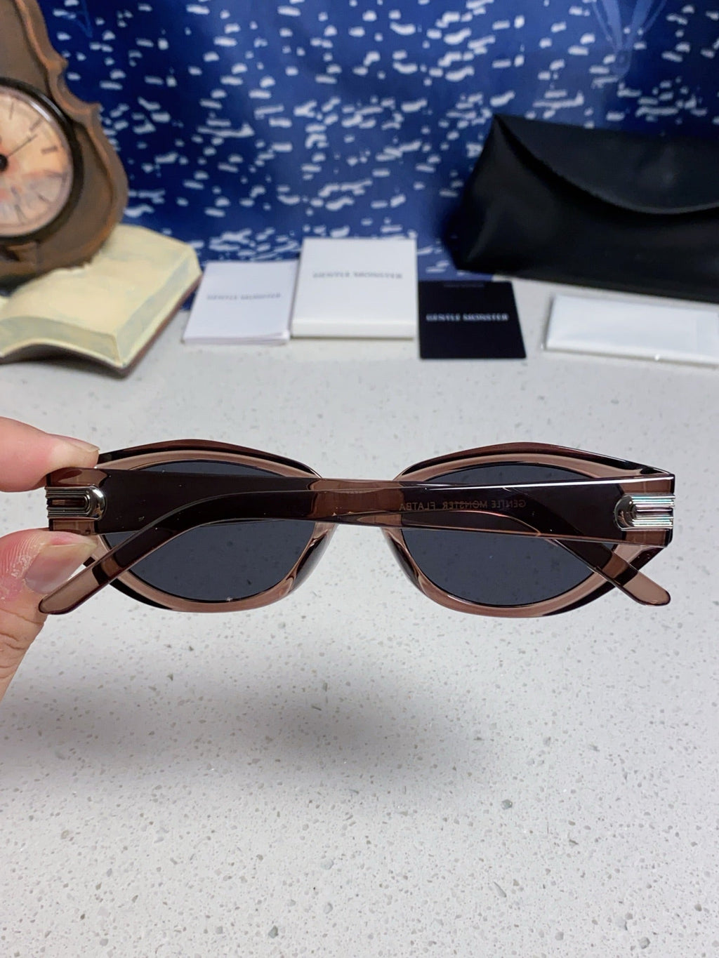 Gentle Monster DADA Cat-Eye Silver Lens Sunglasses for Men & Women - 998476 - detail image 5