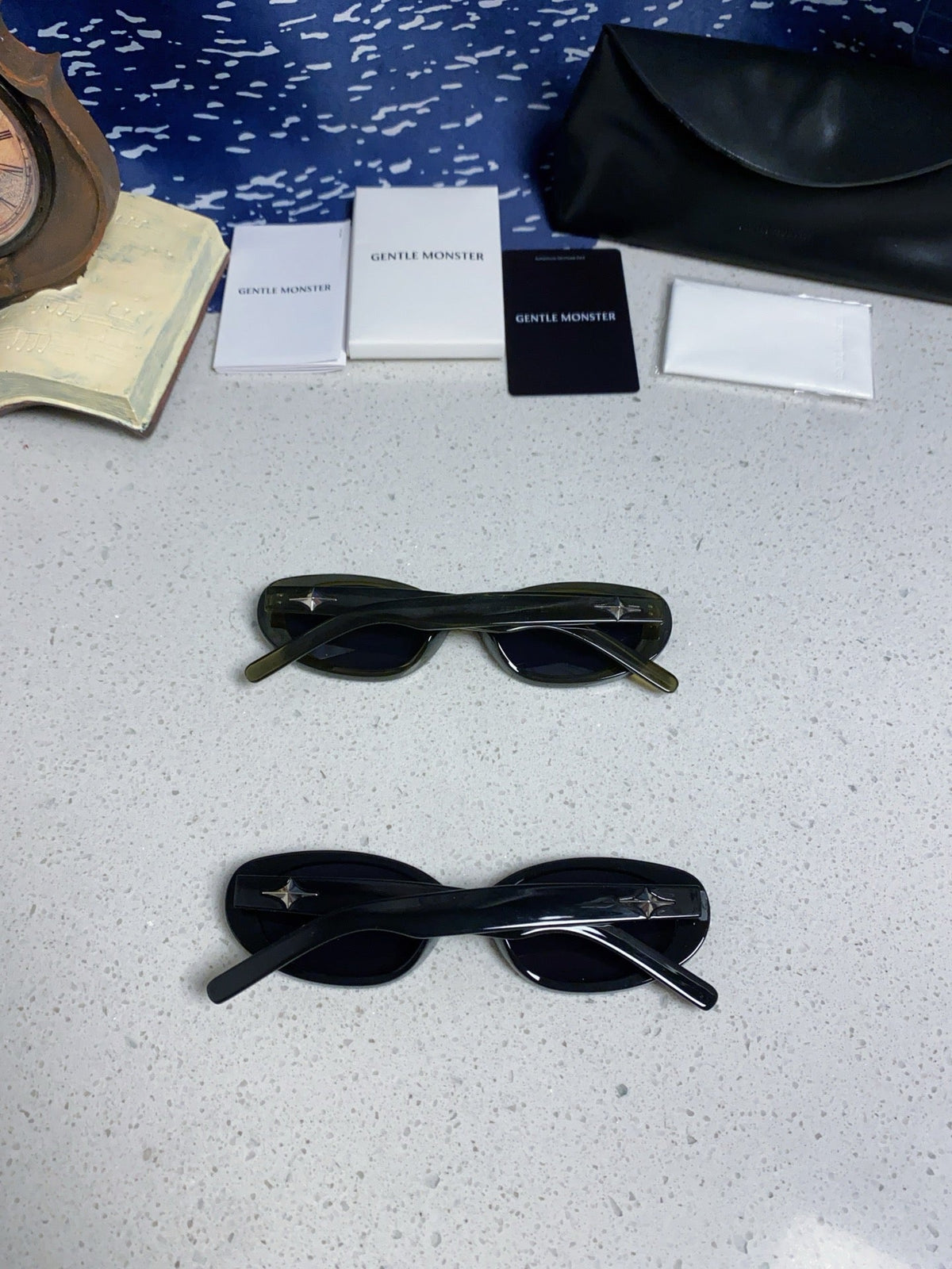 Gentle Monster BANDONA Round Black Lens Sunglasses for Men & Women - 998482 - detail image 11