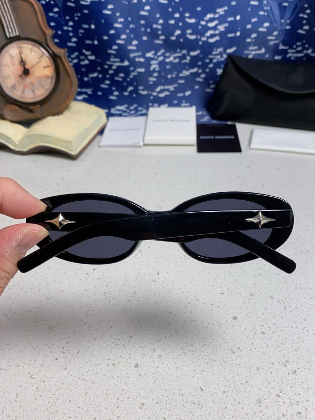 Gentle Monster BANDONA Round Black Lens Sunglasses for Men & Women - 998482 - detail image 5