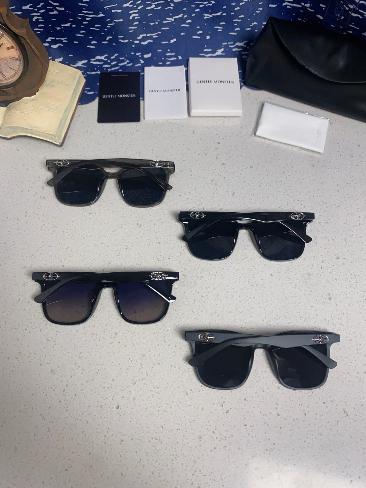 Gentle Monster Polarized Fashion Black Lens Sunglasses for Men & Wome - 358872 - detail image 11