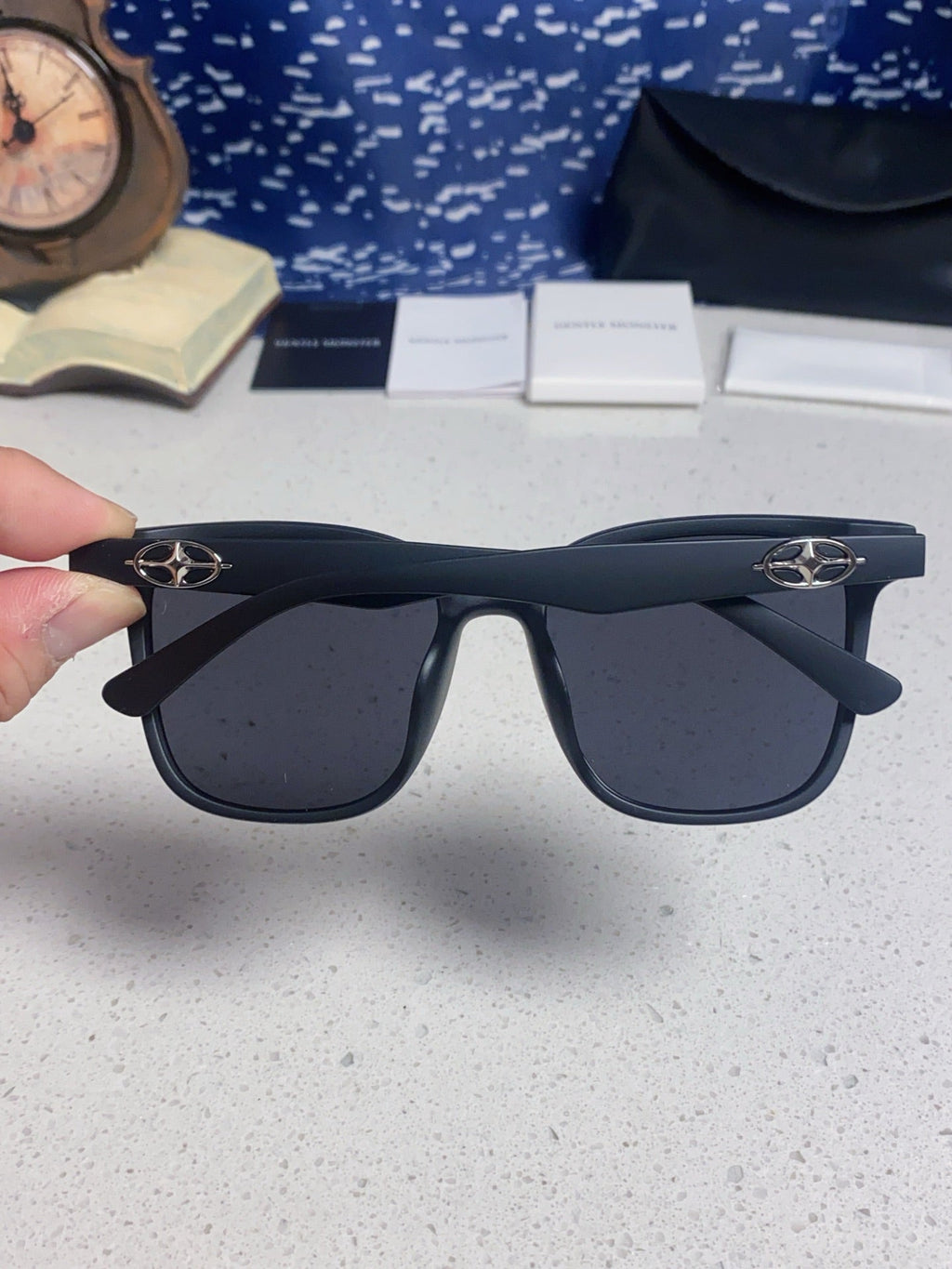 Gentle Monster Polarized Fashion Black Lens Sunglasses for Men & Wome - 358872 - detail image 5
