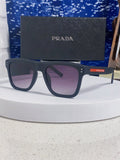 Prada Square Blue Lens Sunglasses for Men & Women - 432054