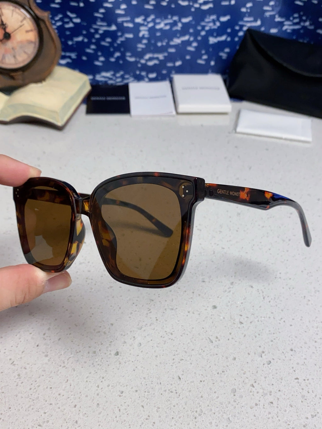 Gentle Monster HER Polarized Fashion Black Lens Sunglasses for Men & - 358903 - detail image 6