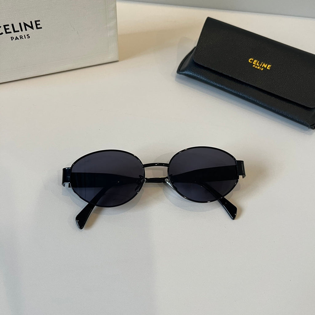 Celine Cat-Eye Black Lens Sunglasses for Men & Women - detail image 9
