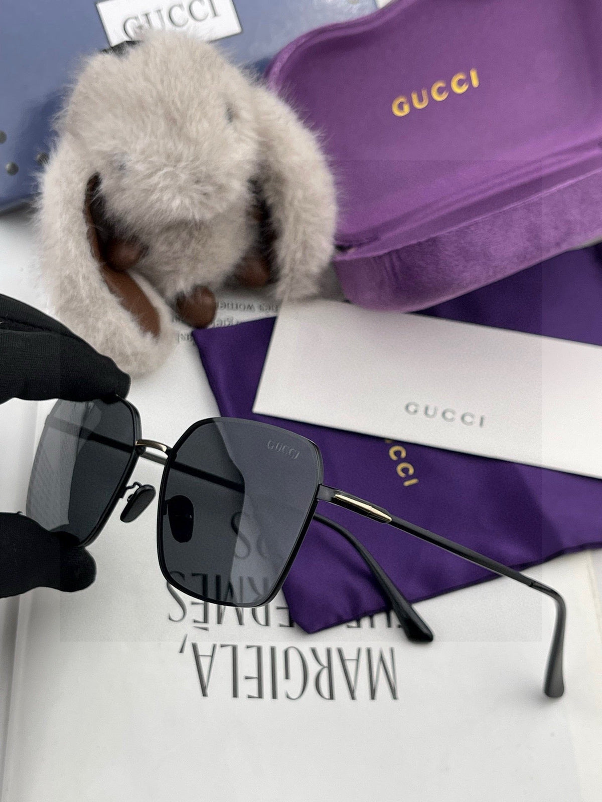 Gucci G6881 Polarized Aviator Red Lens Sunglasses for Men - 866950 - detail image 2