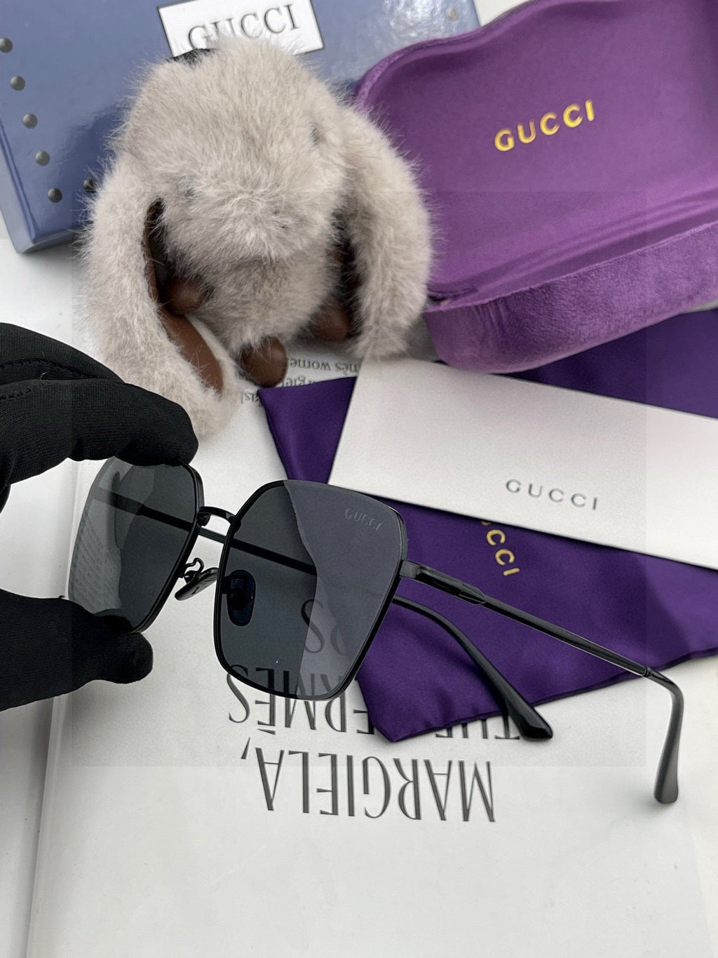 Gucci G6881 Polarized Aviator Red Lens Sunglasses for Men - 866950 - detail image 3