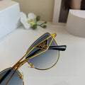 Prada Metal Square Silver Lens Sunglasses for Men & Women - 465663
