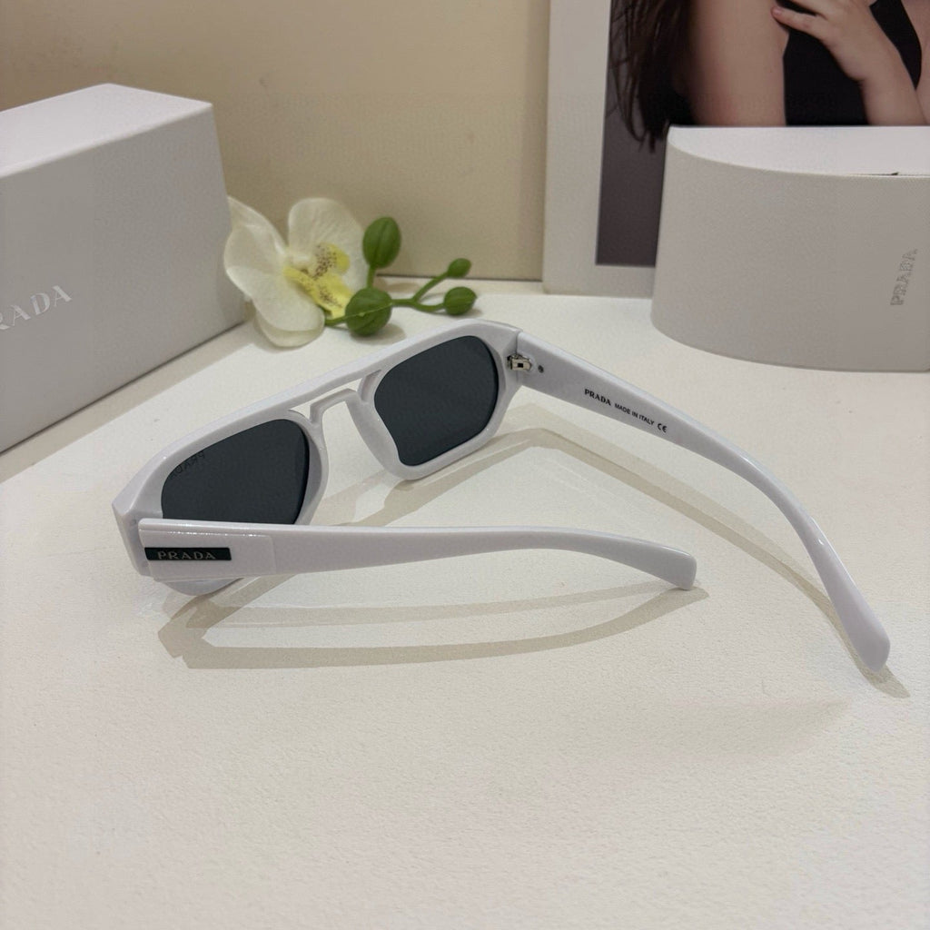 Prada Square Silver Lens Sunglasses for Men & Women - 415669 - detail image 3