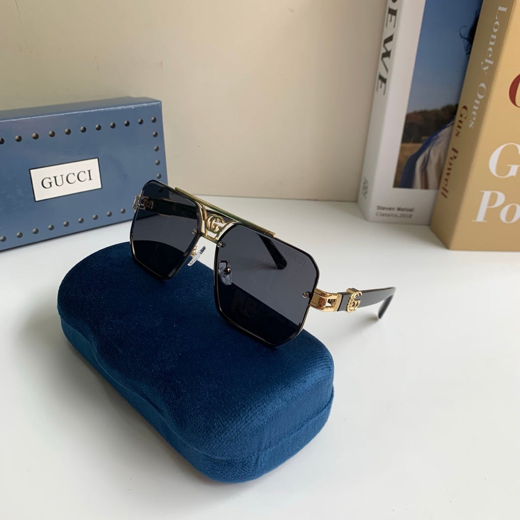 Gucci Metal Square Silver Lens Sunglasses for Men & Women - 997525 - detail image 4