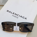 Balenciaga BB0424SK Fashion Black Lens Sunglasses for Men & Women - 416146