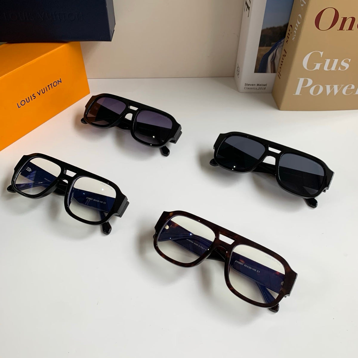 Louis Vuitton Square Silver Lens Sunglasses for Men & Women - 431106 - detail image 9