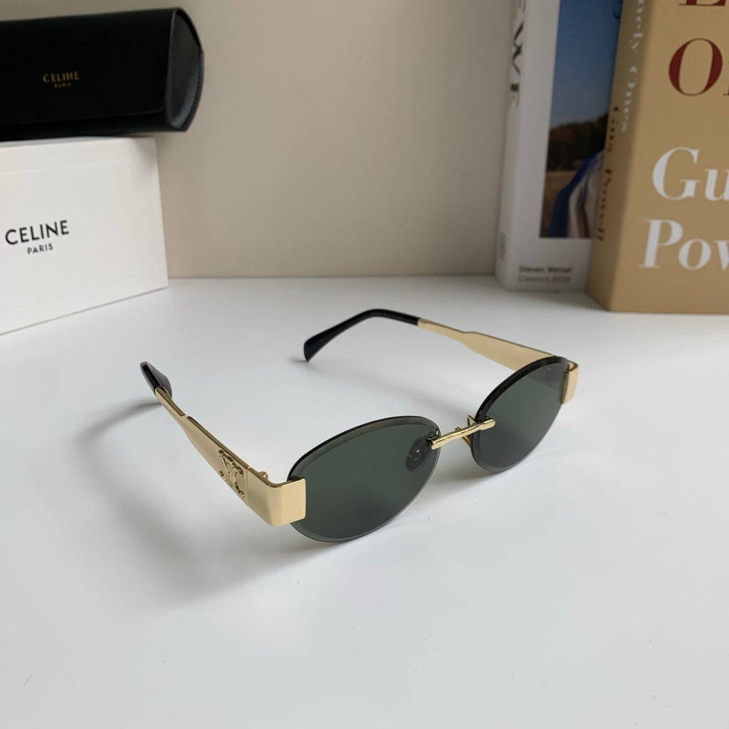 Celine Round Silver Lens Sunglasses for Men & Women - 449242