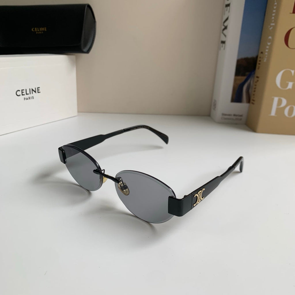 Celine Round Silver Lens Sunglasses for Men & Women - 449243 - detail image 2