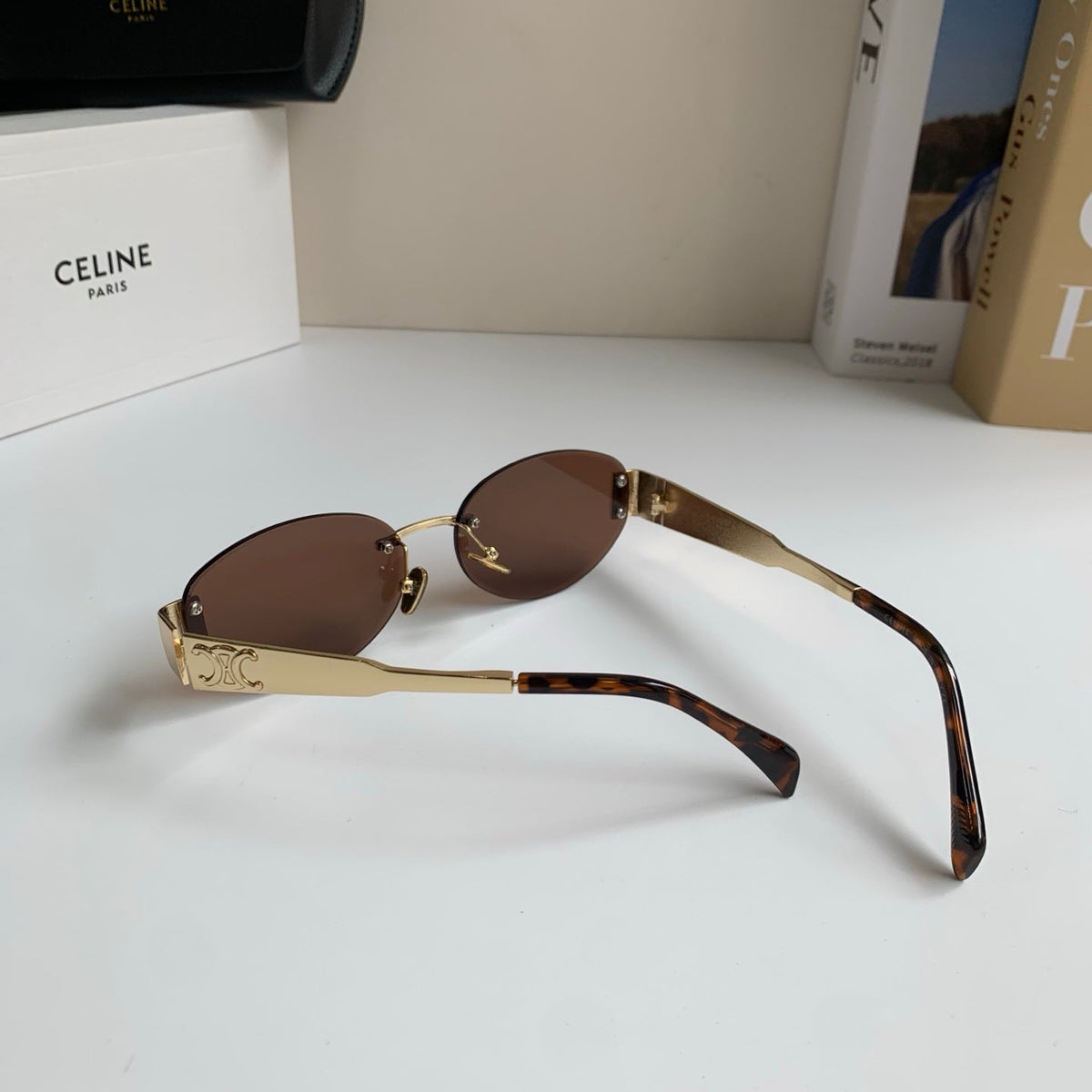 Celine Round Silver Lens Sunglasses for Men & Women - 449244 - detail image 8
