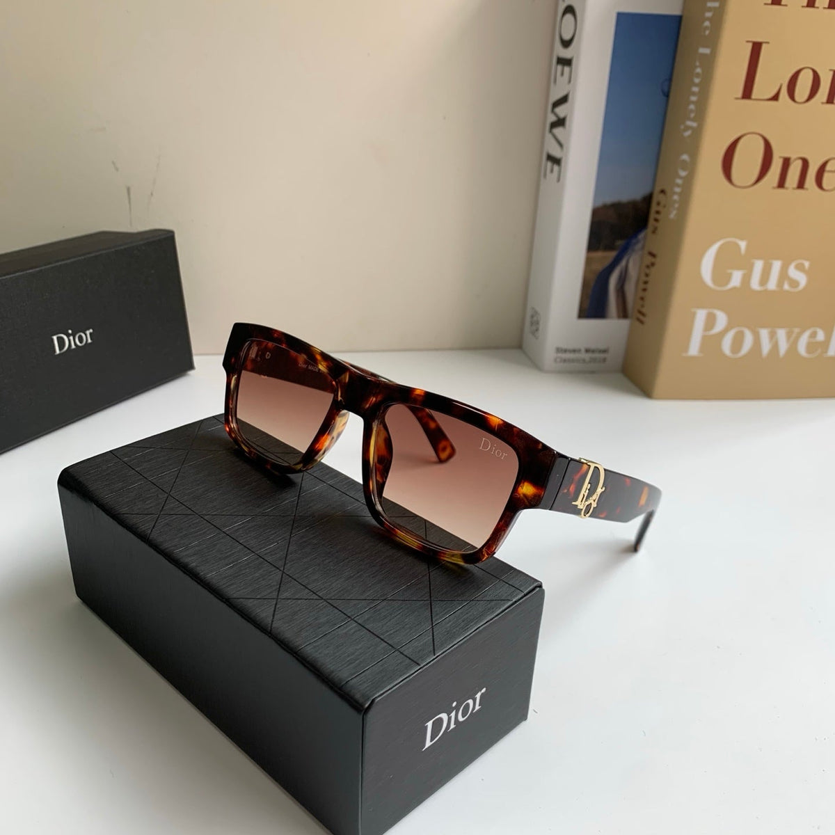 Dior Polarized Square Red Lens Sunglasses for Men & Women - 358210 - detail image 4