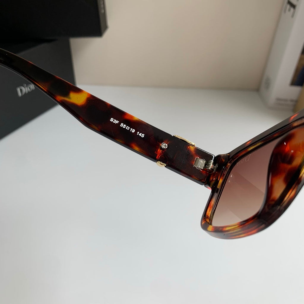 Dior Polarized Square Red Lens Sunglasses for Men & Women - 358210 - detail image 6