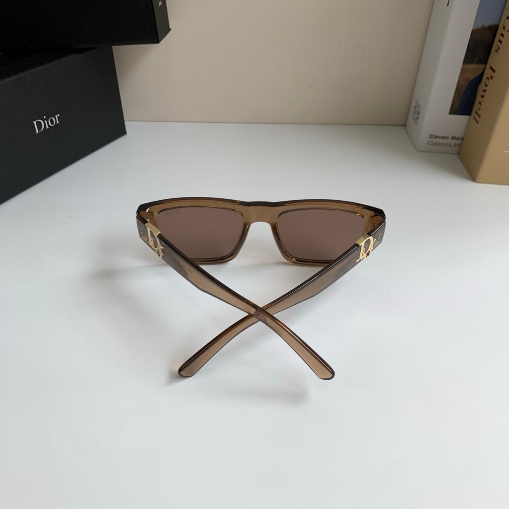 Dior Polarized Square Brown Lens Sunglasses for Men & Women - 358214 - detail image 8