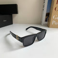 Dior Polarized Square Black Lens Sunglasses for Men & Women - 358215