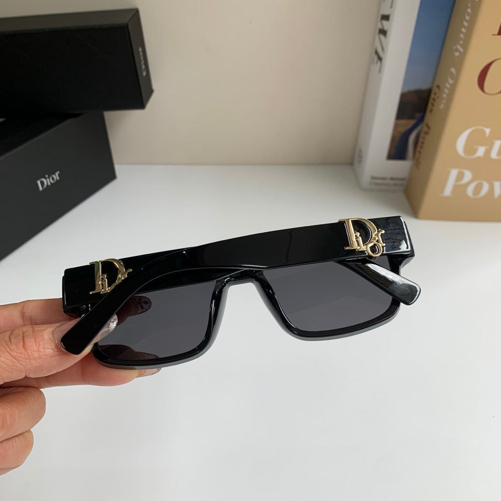 Dior Polarized Square Black Lens Sunglasses for Men & Women - 358215 - detail image 9